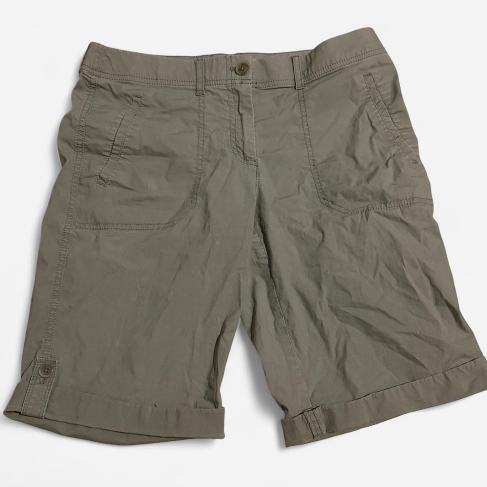 Chico's Olive Cargo Shorts